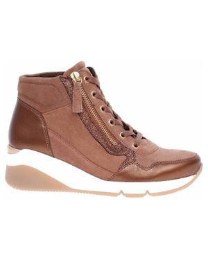 Gabor High-Top Sneaker - Brown