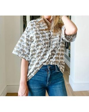 Brooke Wright Kimono Tunic - Blue