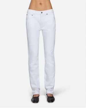 EB DENIM Moss Mid Rise Skinny Jeans - White
