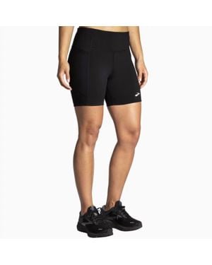 Brooks Moment 5" Short Tight - Black