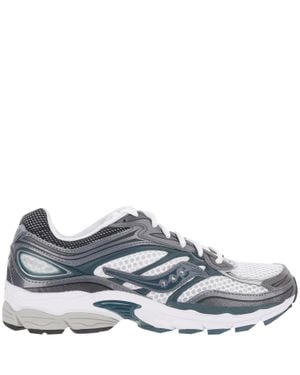 Saucony Pro Grid Omni 9 Technical Fabric Sneakers - Gray