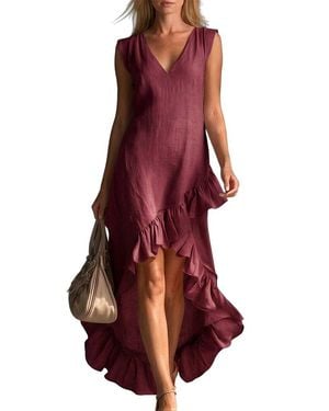 Emma way Maxi Dress - Red