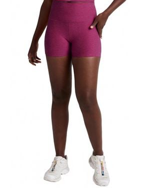 Beyond Yoga Keep The Pace Biker Short - Red