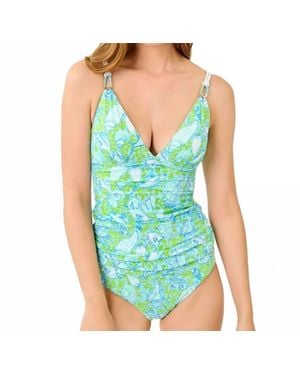 Lilly Pulitzer Amarika Tankini Top - Blue