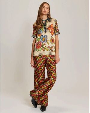ME 369 Myla Collar Shirt - Natural