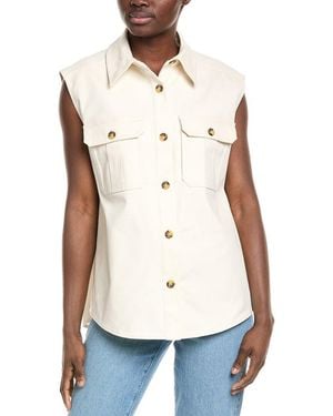 Nicholas Adelpha Utility Vest - White
