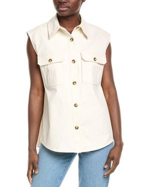 Nicholas Adelpha Utility Vest - White