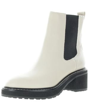 Madewell Stretch Leather Ankle Boots - Natural