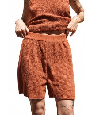 L'Envers Billie Knitted Short - Orange