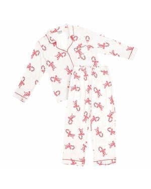 Bella Sleep + Spa Full-Length Bamboo Pj Set - Pink
