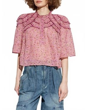 Isabel Marant Carmen Top - Red