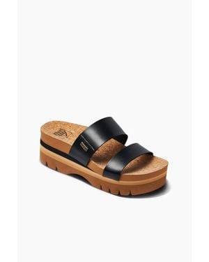 Reef Cushion Vista Higher Sandal - Black