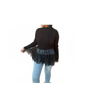 Fate Rockstar Tulle Top - Black