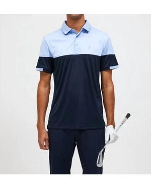 Peak Performance Player Block Polo Shirt - Blue
