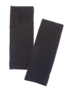 N.Peal Cashmere N. Peal Cashmere Fingerless Gloves - Blue