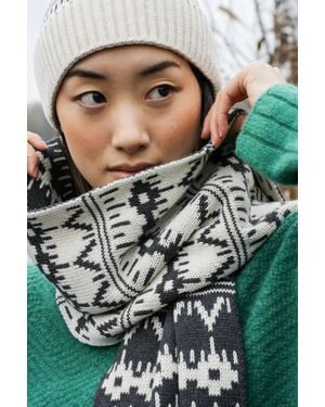 Beaumont Organic Janie Sue Organic Cotton Knitted Scarf - Green