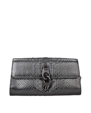 Tom Ford Skin Clutch Bag - Gray