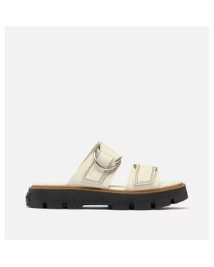 Sorel Rein Slide Sandal - White