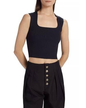 NonChalant Label Ellie Sleeveless Top - Black