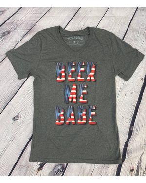 OLIVER & OTIS Beer Me Babe Tee - Gray