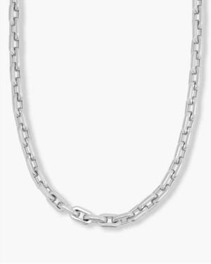 Melinda Maria Frankie Chain Necklace - White