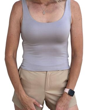 Be Cool All Around Tank Top - Gray