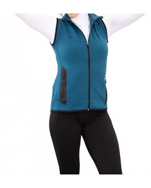 Mono B Fleece Lined Vest - Blue