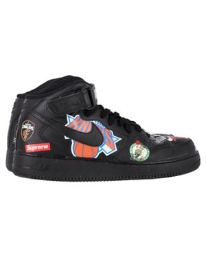 Supreme X Nike Air Force 1 Mid Sneakers - Black