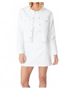 Level 99 Remi Crop Shirt - White