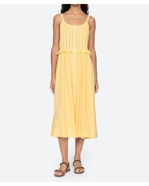 Sea Alberte Solid Tank Dress - Yellow