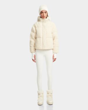 Rudsak Iksa Teddy Down Puffer - White