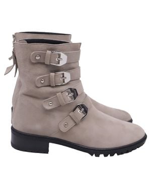Stuart Weitzman Jitterbug Ankle Boots - Gray