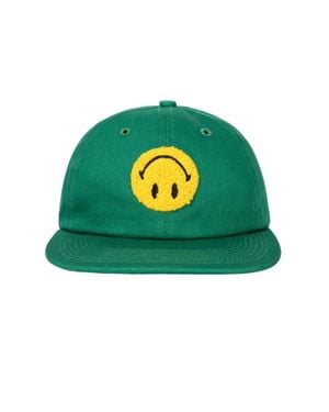 Market Smiley 6-Panel Hat - Green