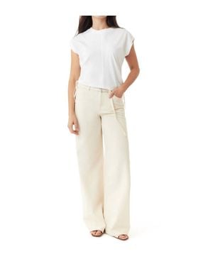Habitual Brynn Self Tie Wide Leg Pants - White