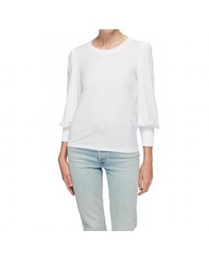 Nation Ltd Loren Peasant Tee - White