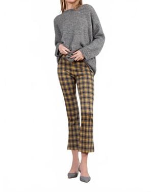 Avenue Montaigne Leo Flare Cut Pants - Multicolor
