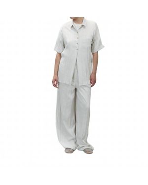 Alysi Wrinkled Dainetto Shirt - Gray