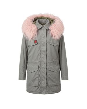 MR & MRS Pink Cotton 's Jacket - Gray