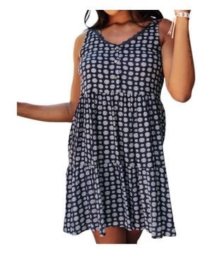 Cozy Casual Later Days Dress - Blue