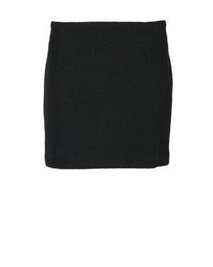 Tagliatore Mini Bouclé Skirt - Black