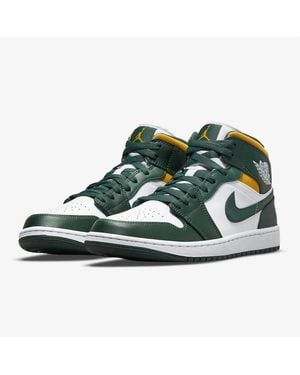 Nike Air Jordan 1 Mid Sneaker Shoe - Green