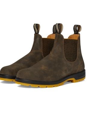 Blundstone 1944 4 Rustic Leather Round Toe Chelsea Boots Zogg3528 - Brown