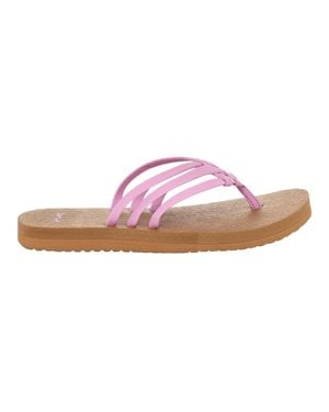 Sanuk Yoga Sandy Lilac Chiffon 1112830-Lchf - Pink