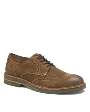 Johnston & Murphy Calder Wingtip Lace-Up Dress Casual Oxford - Brown