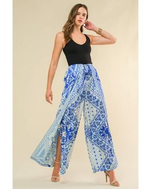 TRUEDAMES I'M Pretty Sure Woven Pants - Blue