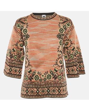 Missoni Patterned Knit Top - Brown