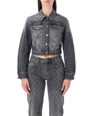 Marine Serre Coats - Gray