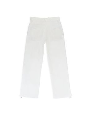 Purple Brand Full Side Zip Skinny Jeans - White