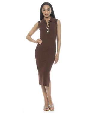 Alexia Admor Myah Dress - Brown