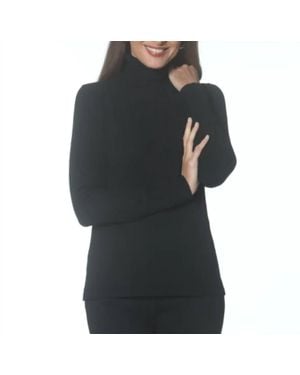 J'Envie/Eli Turtle Neck Top - Black